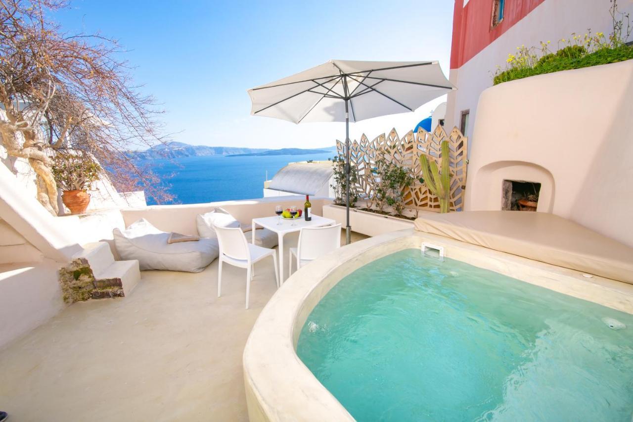 Opsis Cave House Apartman Ía Kültér fotó